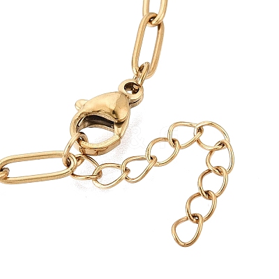 3MM Unisex 304 Stainless Steel Paperclip Chain Necklaces STAS-Q113-14G-02-1