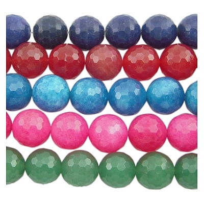 Natural White Jade Gemstone Bead Strands G-D610-6mm-1