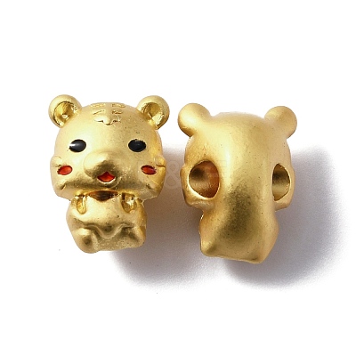 Matte Gold Color Plated Alloy Beads FIND-WH0112-38MG-1