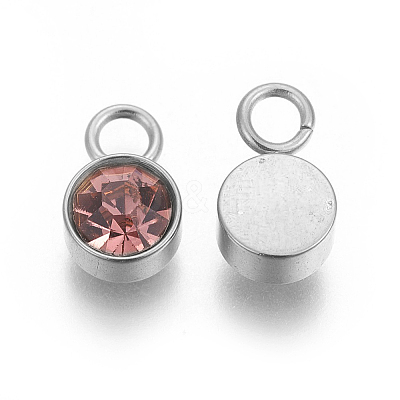 Glass Rhinestone Charms STAS-F189-P04-1
