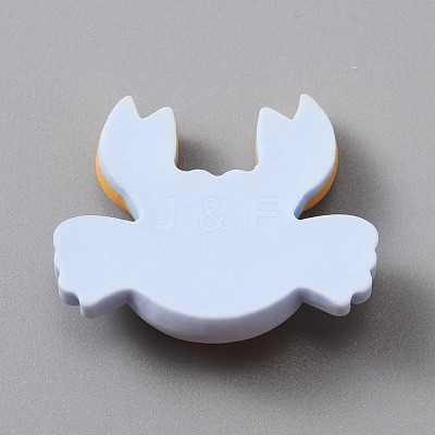 Ocean Theme Opaque Resin Cabochons CRES-WH0010-025-1