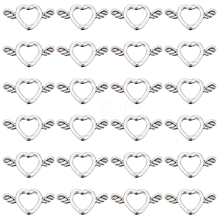 80Pcs Tibetan Style Alloy Bead Frame FIND-SC0011-46-1