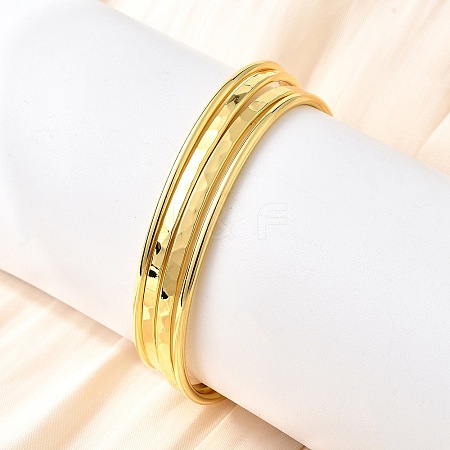 Brass Cuff Bangles for Women BJEW-F498-09G-1