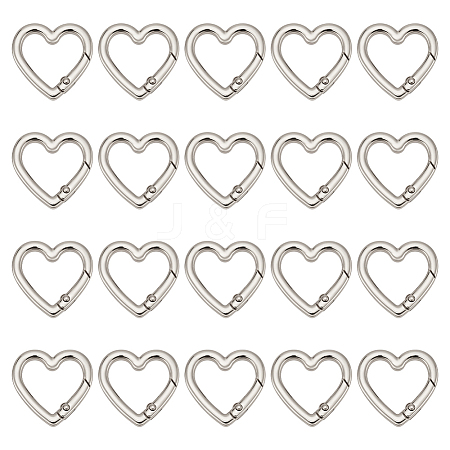 20Pcs Alloy Spring Gate Rings FIND-ME0002-82P-1