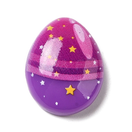 Easter Cartoon Opaque Resin Cabochons RESI-Q223-02C-1