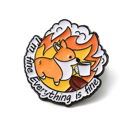 Fine Thmem Enamel Pin JEWB-K018-30D-EB-1