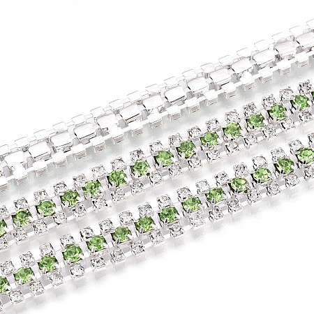 Iron Rhinestone Cup Chains CH-T006-04S-06-1