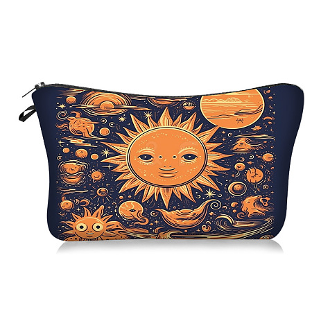 Sun Polyester Cosmetic Bags Zipper Clutch Bags PW-WGFDC4E-05-1