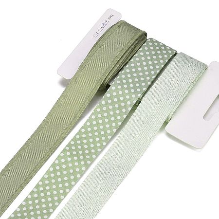 9 Yards 3 Styles Polyester Ribbon SRIB-A014-C05-1