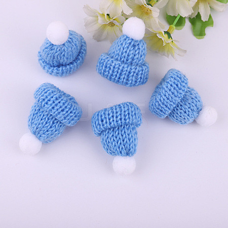 Polyester Doll Woolen Hat DOLL-PW0001-194O-1