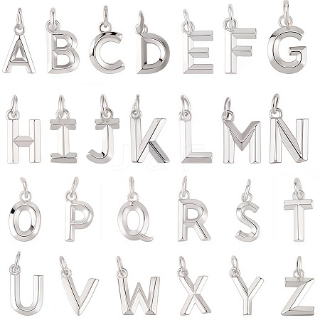 26Pcs 26 Styles Brass Pendants KK-SC0006-31-1