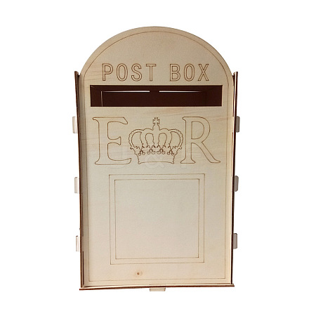 Wooden Ornament Mailbox PW-WG852DD-02-1