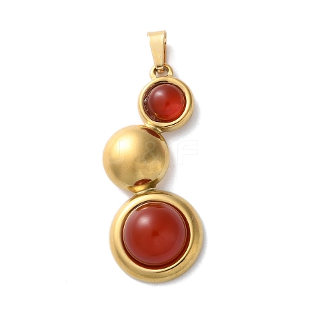 Natural Carnelian(Dyed & Heated) Pendants STAS-C120-12G-01-1
