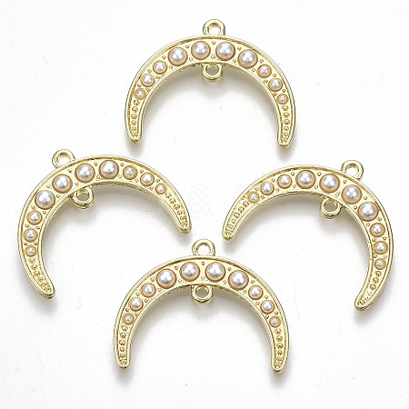 Rack Plating Alloy  2-Loop Link Pendants X-PALLOY-S132-195-RS-1