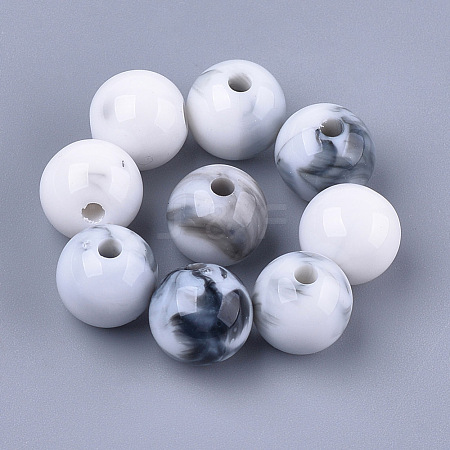 Acrylic Beads OACR-T006-120-1