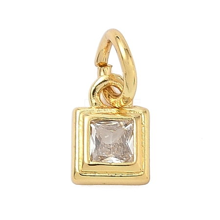 Brass Pave Cubic Zirconia Pendants LS-KK-K368-13G-04-1