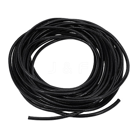 10 Yards Round Cowhide Leather Cord WL-BC0001-06-1
