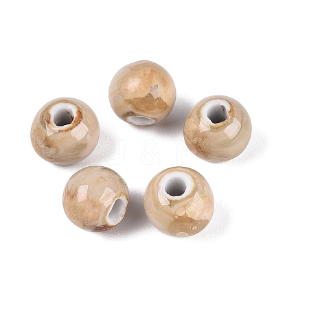 Vintage Handmade Porcelain Beads PORC-Q006-13A-37-1