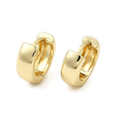 Brass Huggie Hoop Earrings EJEW-F260-04G-1-1