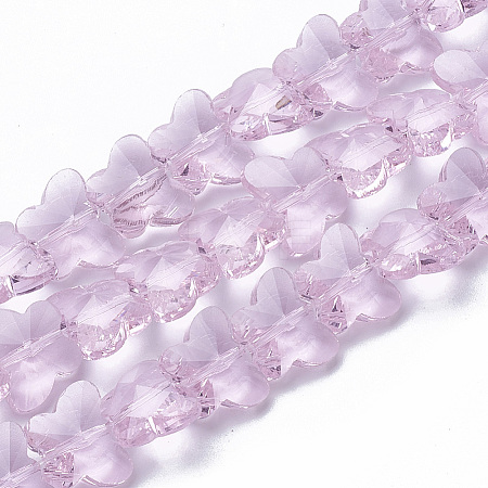 Transparent Glass Beads GLAA-Q066-10mm-B17-1