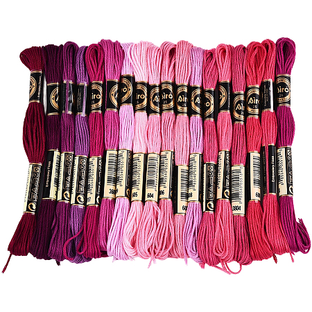 6-Ply Polyester Embroidery Floss OCOR-WH20074-01B-06-1