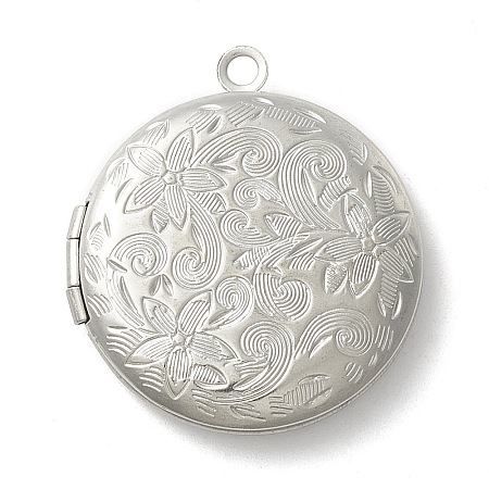 Tarnish Resistant 304 Stainless Steel Diffuser Locket Pendants LS-STAS-K002-10P-1