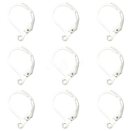 100Pcs Brass Leverback Earring Findings KK-YW0003-37S-1