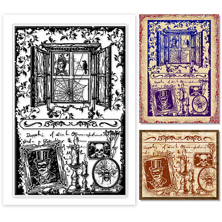 Custom PVC Plastic Clear Stamps DIY-WH0448-0285-1