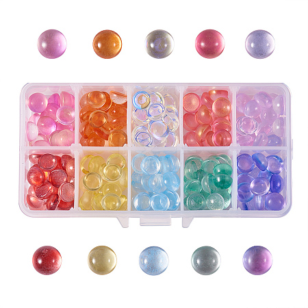 Czech Glass Cabochons GLAA-CJ0001-14-1