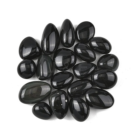 Natural Rainbow Obsidian Beads G-G348-01B-21-1