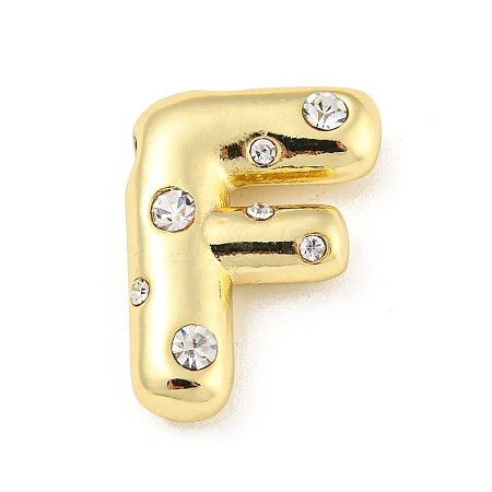 Brass Micro Pave Clear Cubic Zirconia Pendants KK-E093-04G-F-1