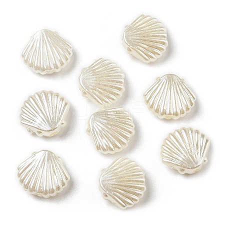 ABS Imitation Pearl Beads X-OACR-K001-37-1