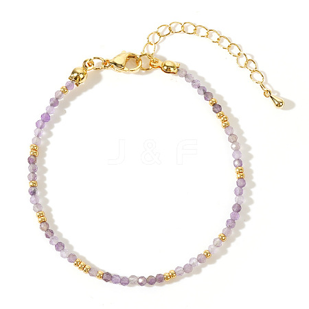 Bohemian Style Natural Amethyst Beaded Bracelets Women's Fashion Accessory WQ4468-2-1