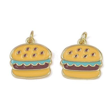 Brass Enamel Pendants KK-I358-072G-02-1