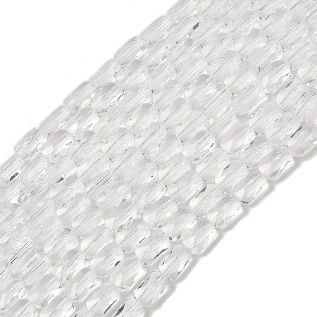 Transparent Glass Beads Strands X-GLAA-Z018-C16-1