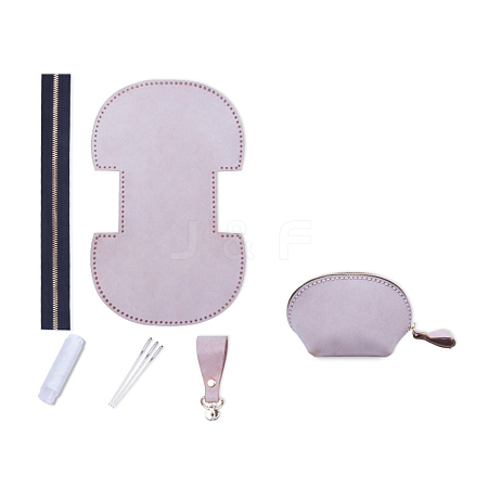 DIY Shell Shaped Zipper Wallet Set PW-WGE0B70-10-1