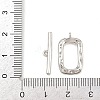Brass Toggle Clasps KK-G548-41P-03-4