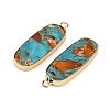 Dyed Synthetic Imperial Jasper Pendants GG-CBAA20A-05G-06-2