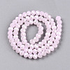 Electroplate Glass Beads Strands LS-EGLA-A044-J6mm-A02-4