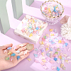 300Pcs Gradient Color Transparent Acrylic Beads OACR-HY0001-25-3