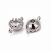 Flower Brass Micro Pave Cubic Zirconia Links X-ZIRC-L054-09P-NR-3