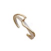 Golden Brass Cuff Bangles for Women WG6F97B-04-3