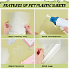 PET Plastic Sheets LS-DIY-WH0304-942-5