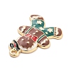 Christmas Theme Alloy Enamel Pendants ENAM-D060-04D-2