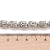 Tibetan Style Buddha Head Alloy Bead Strands X-TIBEB-O007-23-LF-4