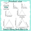Transparent Acrylic Sewing Template AJEW-NB0007-10A-2