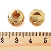 Texture Brass Beads KK-S379-02G-C-3