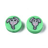 Handmade Polymer Clay Beads CLAY-N008-036C-2
