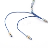 Adjustable Nylon Cord Braided Bead Bracelets BJEW-JB06024-4
