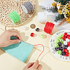 32Pcs 4 Colors Plastic Spring Cord Locks KY-BC0001-46B-3